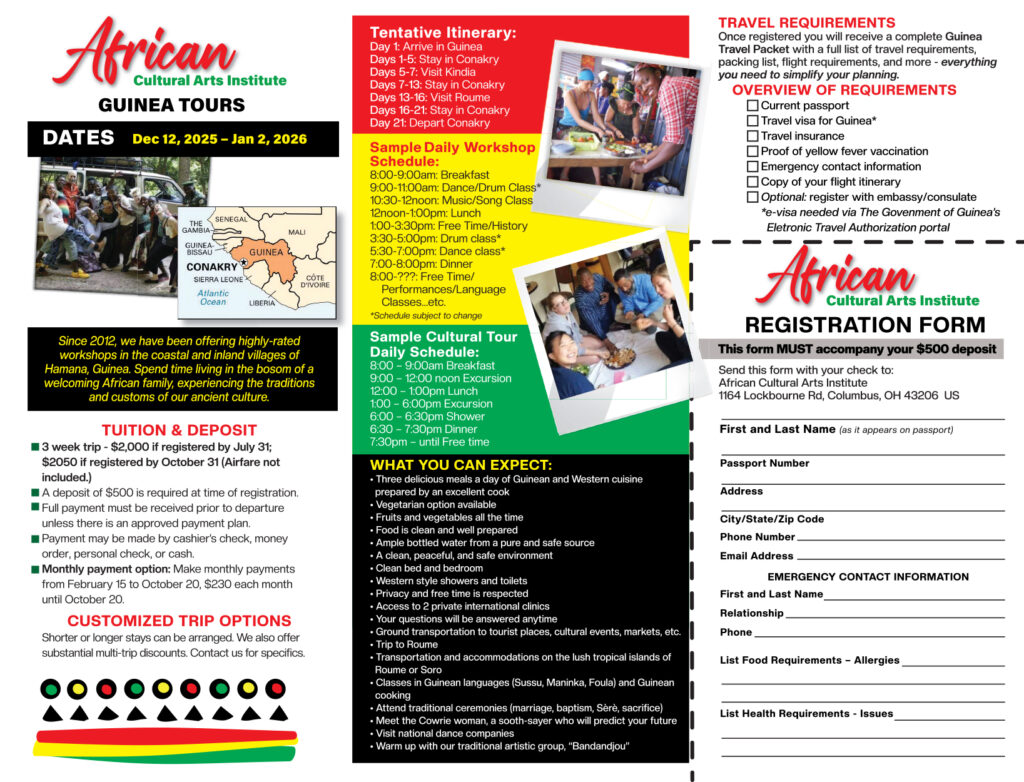 2025-2026 trip brochure inside